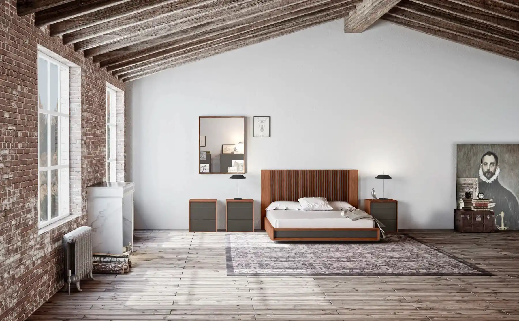 muebles madera dormitorio