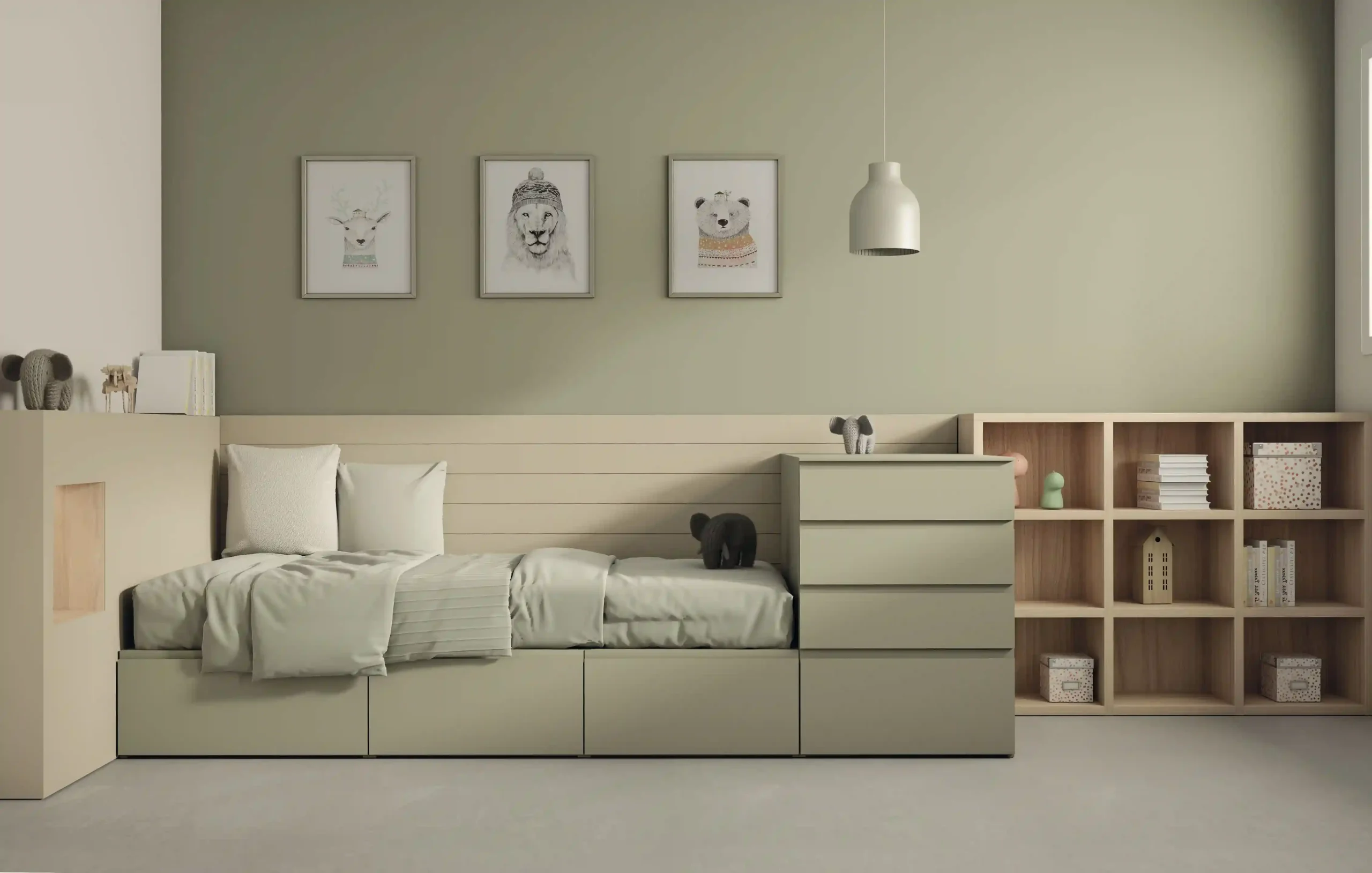 cama juvenil compacta