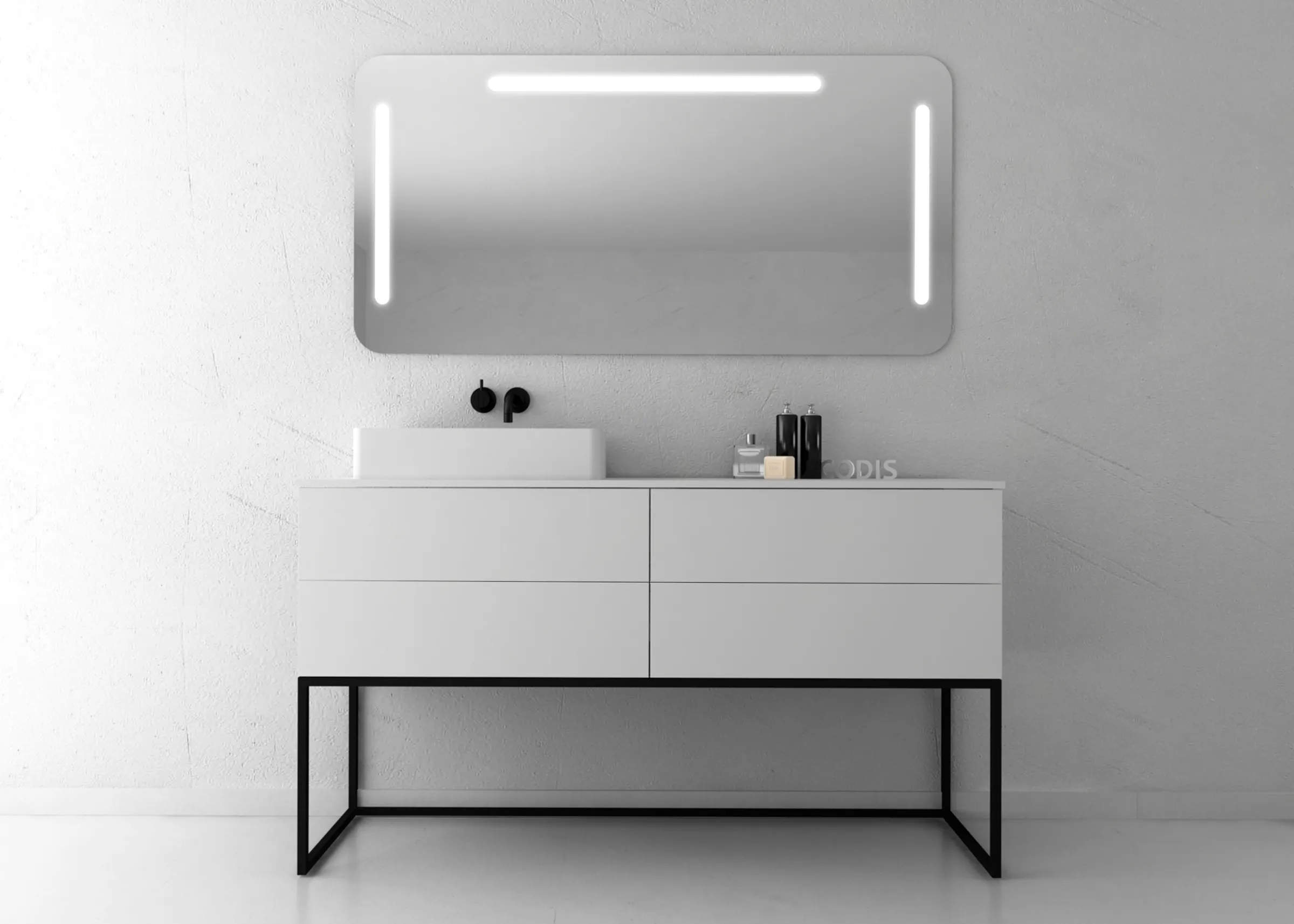 espejo baño con luz