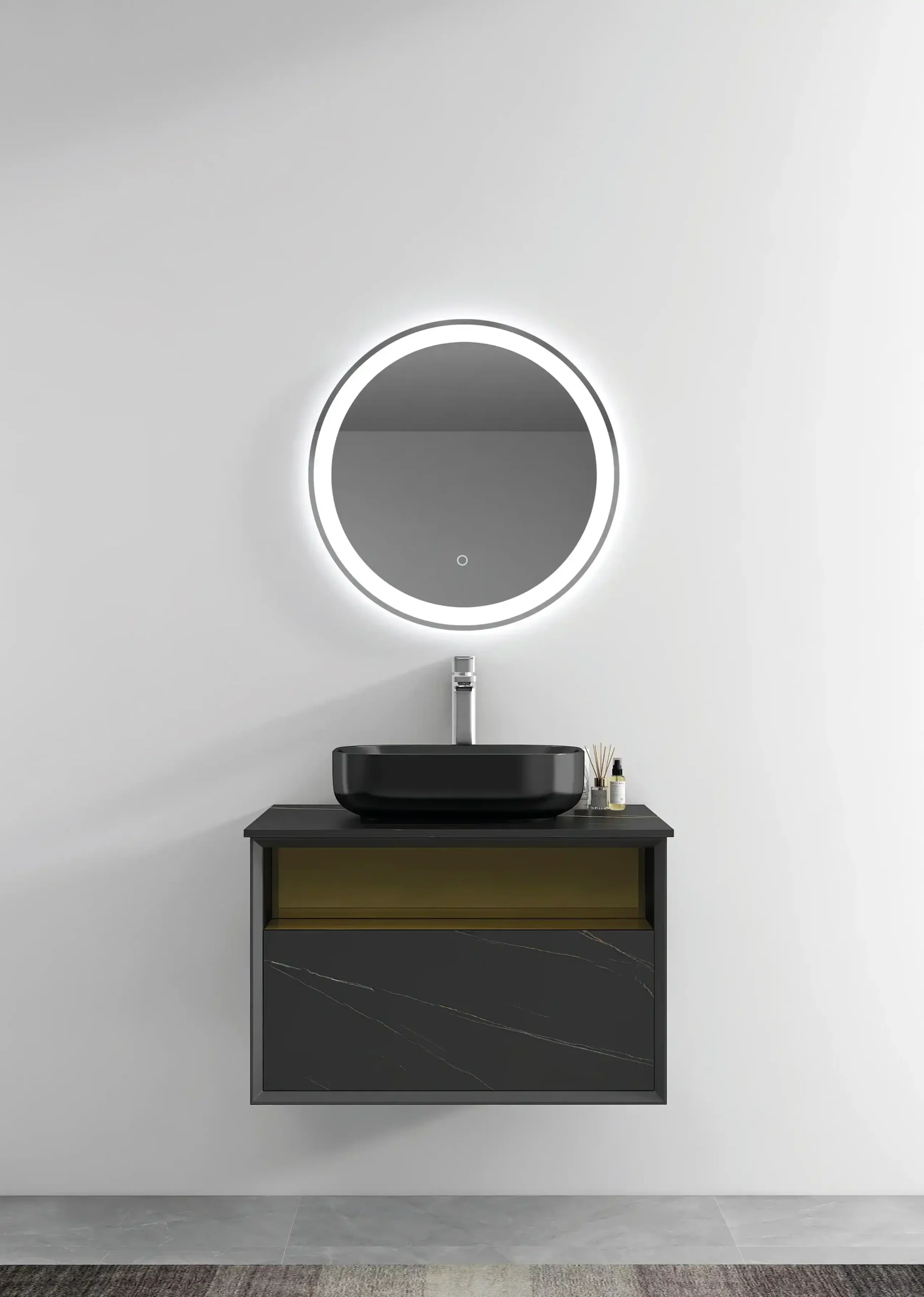 espejo con luz baño